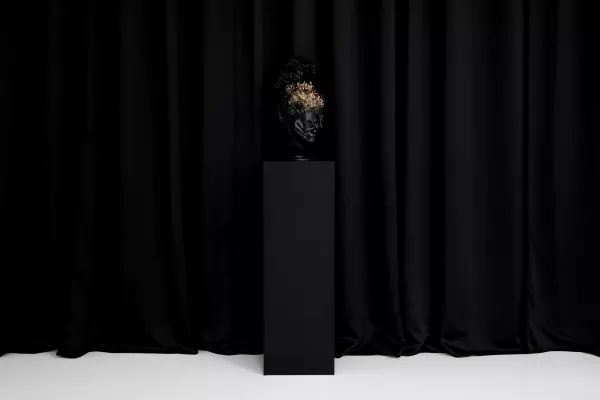 " - Jean-Luc Verna, vous n'êtes pas un peu beaucoup maquillé?- Non"? Exposition du 08 .02 au 7.10.2023. ©Jean-Luc Verna, galerie Air de Paris, galerie Ceysson et Bénétière, galerie Espace à vendre. Photos © Valérie Servant.