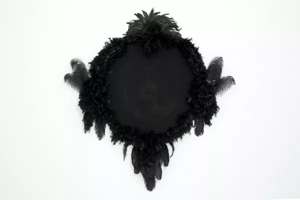 " - Jean-Luc Verna, vous n'êtes pas un peu beaucoup maquillé?- Non"? Exposition du 08 .02 au 7.10.2023. ©Jean-Luc Verna, galerie Air de Paris, galerie Ceysson et Bénétière, galerie Espace à vendre. Photos © Valérie Servant.