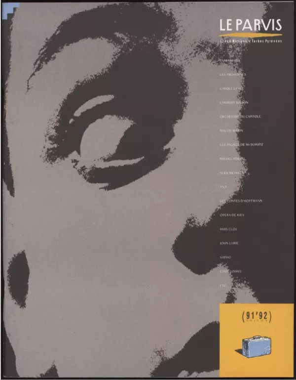visuel de saison 91.92 Le Parvis scène nationale Tarbes Pyrénées