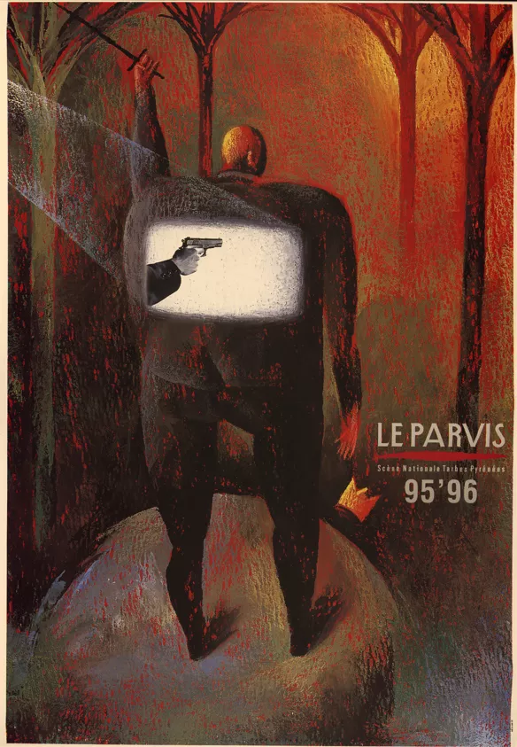 visuel de saison 95-96 Le Parvis Scène Nationale