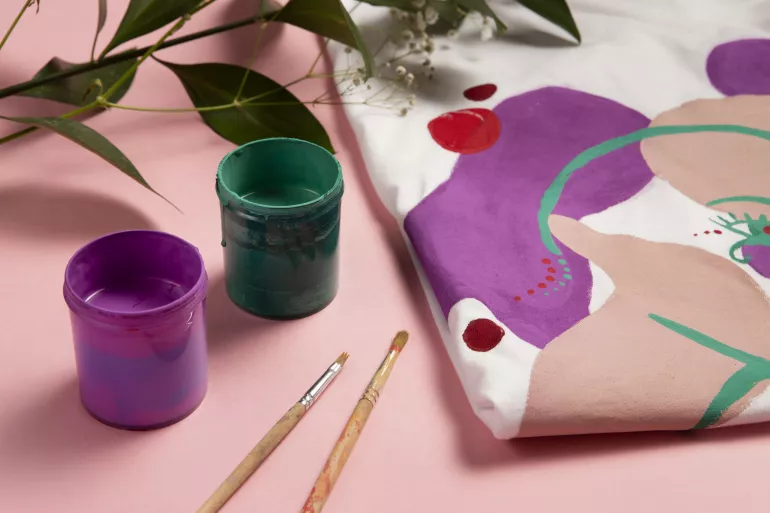 ATELIER PEINTURE SUR TISSUS — TOTE BAG POP