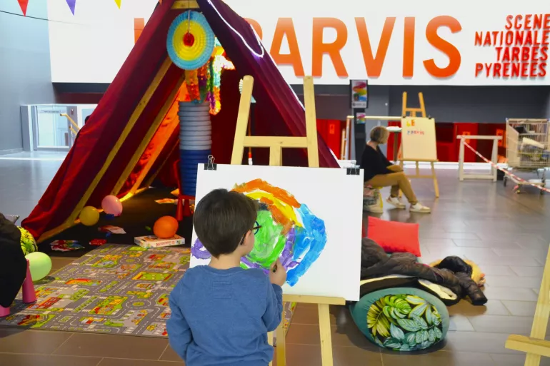 Peinture sur chevalet !