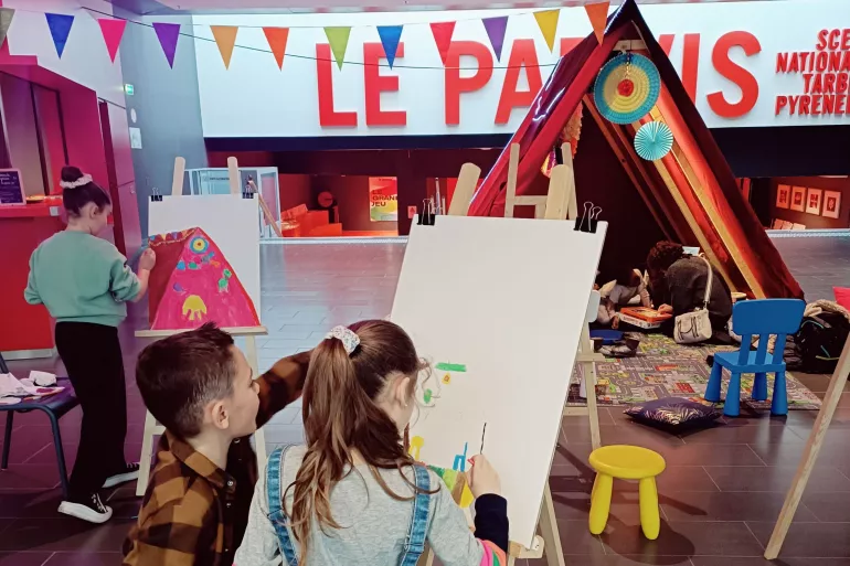 Peinture sur chevalet - Croquez le Parvis !