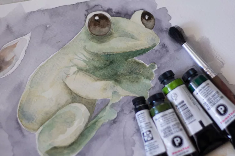 Les deux pieds dans la mare