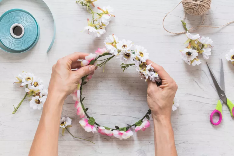 COURONNES DE FLEURS MEXICAINES 