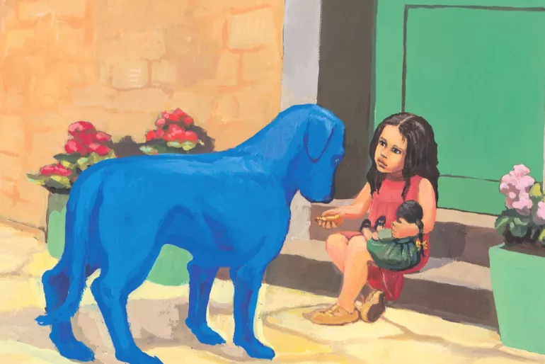 CHIEN BLEU ET AUTRES BELLES HISTOIRES DE L'ÉCOLE DES LOISIRS