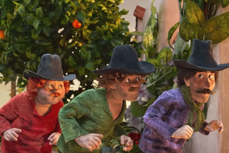 LE LION ET LES 3 BRIGANDS