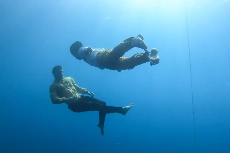OUT OF THE BLUE